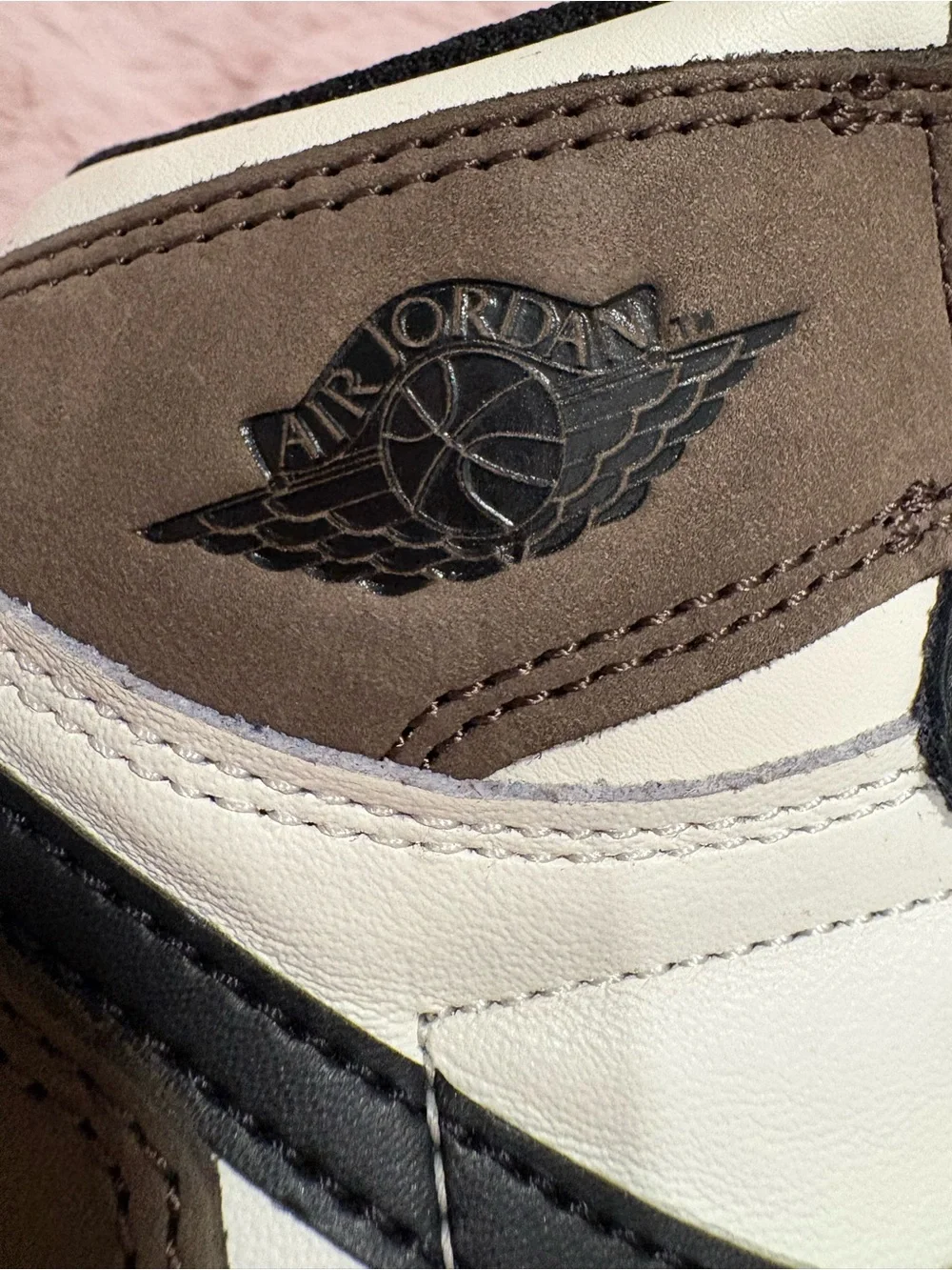 Nike Air Jordan 1 High Black White Brown - Men's Sneakers